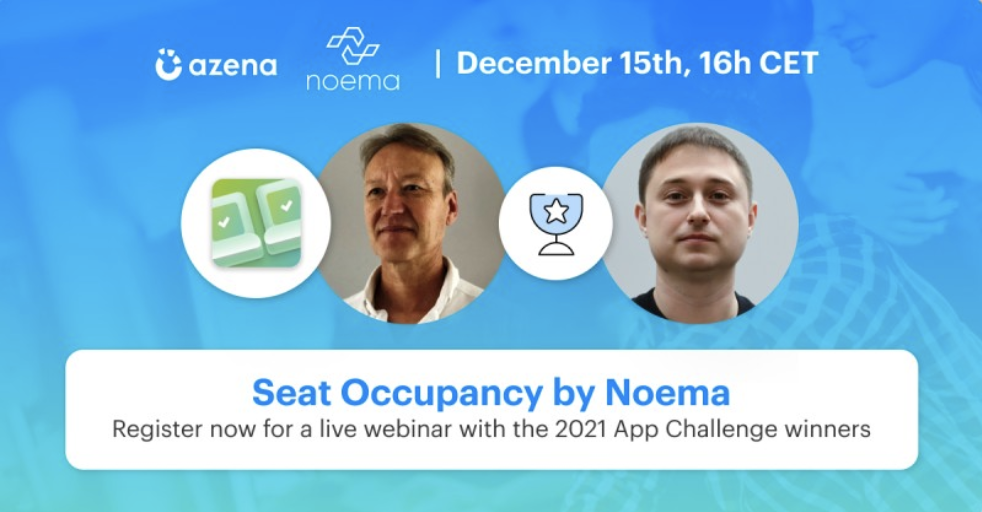 Noema to present award-winning Seat Occupancy Monitoring and other Computer Vision Applications at ESCON 2021, Webinar with Azena.